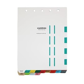 Heavy Duty Plastic Oncology Divider Set, 13-Tabs, 2673-00, for Top-Opening 2-5 Ring Binders, Multicolored