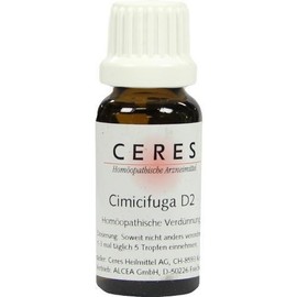 CERES CIMICIFUGA D 2 20 ml Dilution PZN: 981067