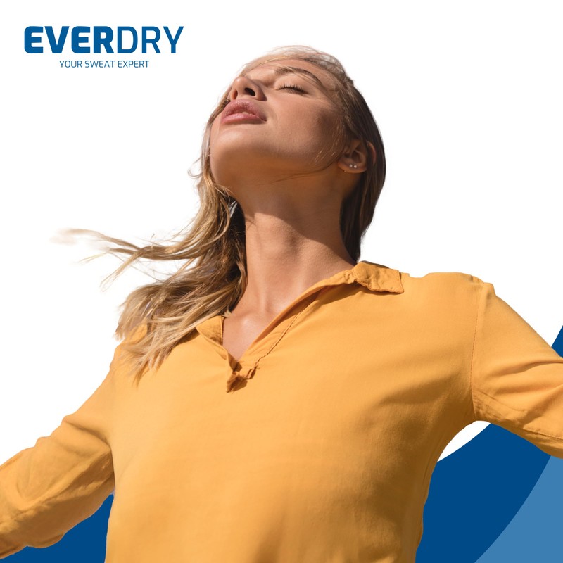 EVERDRY Antitranspirant Roll-On 50 ml gegen starkes Schwitzen an Achseln