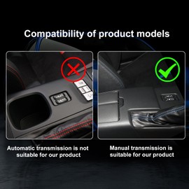 KUNGKIC Für Toyota GR86 86 Subaru BRZ 2021 2022 2023 2024 Alcantara Auto Armlehnen Box Cover Schutz Car Armrest Box Pad Mittelkonsole Pad Innenzubehör,Rote Linie