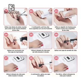 Lamparas De Uv Led Gel Para Uñas Profesional Secadora 180w                                                                                            