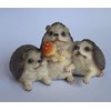 Objectz Hedgehog Group with Toadstool Table or Garden Decoration, Beautiful