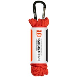 GearAid Unisex - Adult Paracord 550 Ropes, Orange, 9 m
