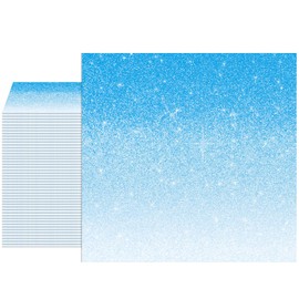 40PCS Blue Napkins 2-Ply Ombre Blue Dinner Napkin Disposable Paper Dessert Beverage Napkins for July 4th Party,Bar,Dinner,Weddings,Anniversary,Hanukkah,Birthday Party Decorations