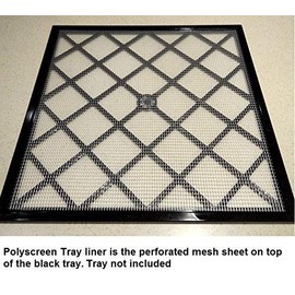 Excalibur 14" x 14" Polyscreen Mesh Tray Screen Inserts for 5 and 9 Tray Excalibur Dehydrators (9 Pack)