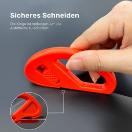 Zanch 9 Pieces Squeegee Set for Film Complete and Multifunctional Foiling Tool Set for Furniture, Car and Window Film