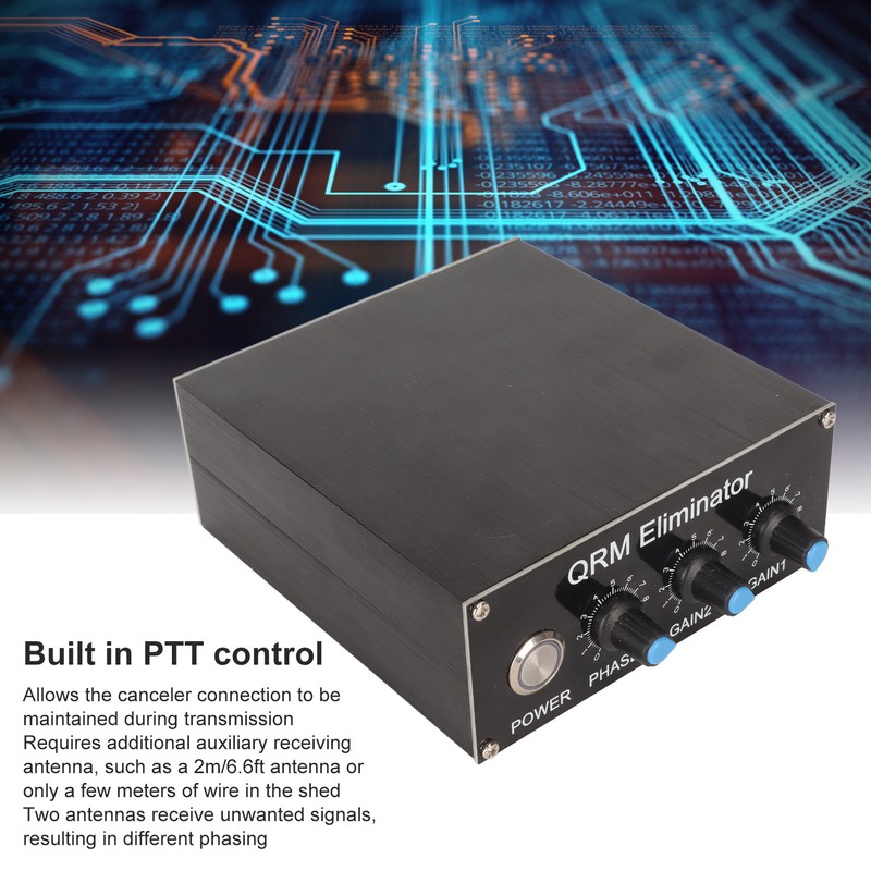 QRM Eliminator X Phase HF Bands 1.8MHz‑30MHz Adjustable Built in