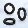 Pack of 60 spring washers M8, black spring washers, washers,