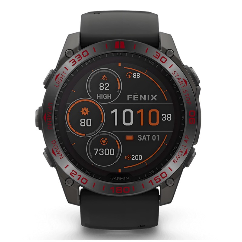 SHEAWA for Garmin Fenix 8 AMOLED 47mm Bezel Ring Set