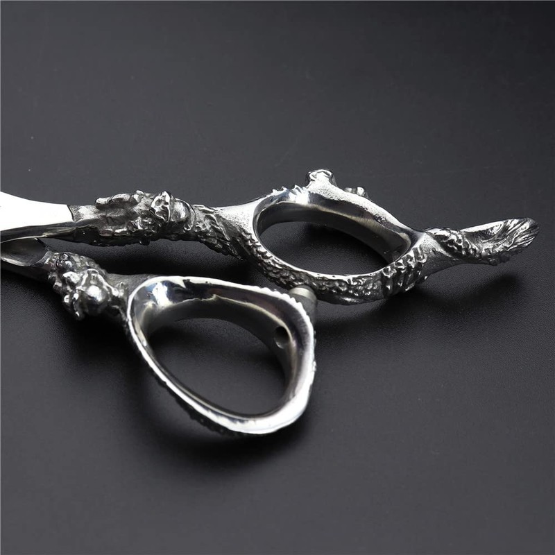 Professional Hairdressing Scissors 7/7.5/8 Inch Hairdressing Scissors Gold and Black