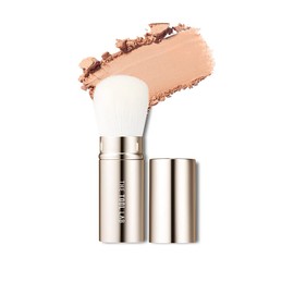 THE TOOL LAB 301 Retractable Powder Brush -Face Brush Makeup Brush-Premium Quality Natural Hair Bristles Cosmetic