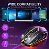 UHURU Wireless Gaming Mouse Up to 12000 DPI, Rechargeable USB-C