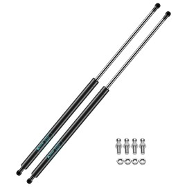 ARANA Gas Struts 28 inch 200 Pound with 10MM Ball Studs, 28" Gas Spring Shocks Lift Supports for Heavy Duty Lid Snowmobile Trailer Tonneau Cover Trap Door Custom Wooden Lid(Fit 180-220lbs Lid), 2Pcs
