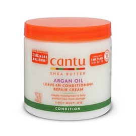 Cantu Argan Oil Leave in Conditioning Repair Cream, 16 Ounce