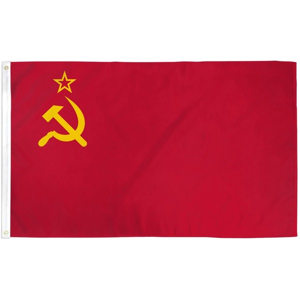 3x5 USSR (Russia) Polyester Flag 3'x5 Super Polyester Nylon Fade