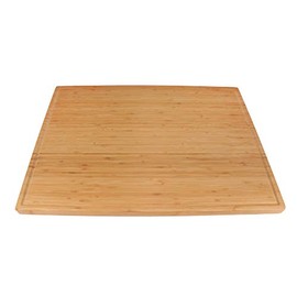 BambooMN Heavy Duty Premium Bamboo Cutting Board with Juice Groove - 24" x 18" x 1" - 1 Piece