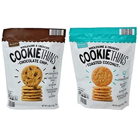 Benton's Wholesome and Crunchy Cookie Thins Chocolate Chip and Coconut Pack of 2
