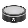 3D Crystal LED Light Base Black Flat Touch Multi Mode
