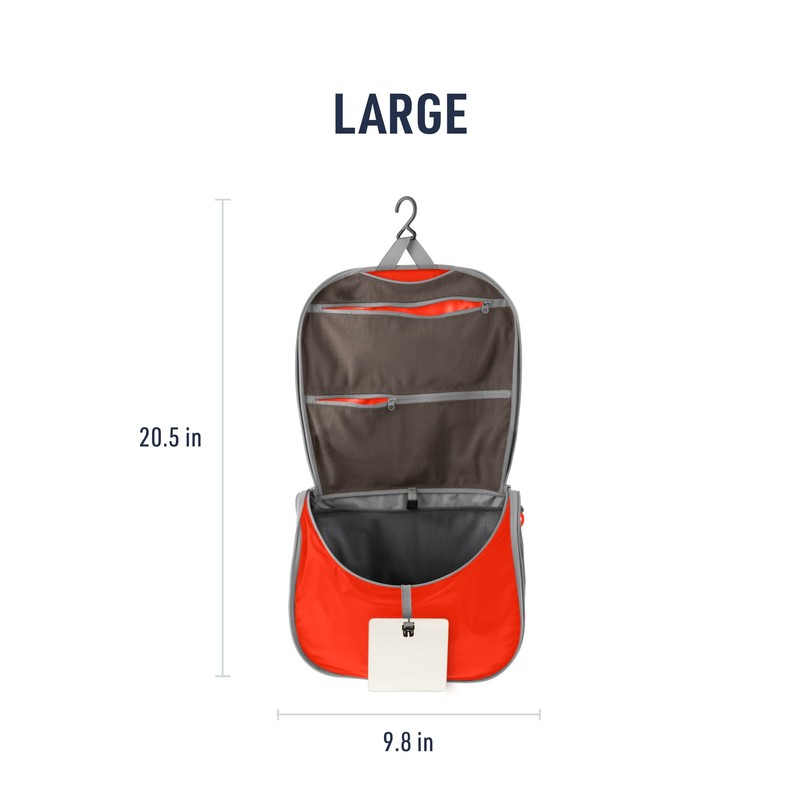 Sea to Summit TravellingLight Hanging Toiletry Bag, Travel Organiser for