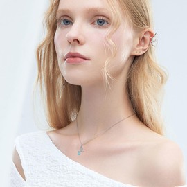 VENACOLY Dragonfly Chain 925 Sterling Silver Dragonfly Pendant Necklace with Turquoise Dragonfly Jewellery Gift for Women, Sterling Silver, Not known.