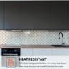 OYASIMI 10 Sheet Glossy Arabesque Peel and Stick Backsplash Tile,