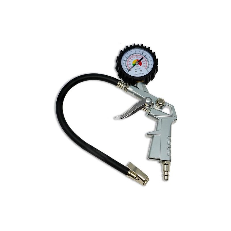 TireMinder Mechanical Dial Inflator Gauge