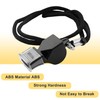 2pcs High Frequency Emergency Whistle, Sturdy Plastic Whistles For Coaches,