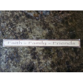 Decor Faith, Family, Friends Wall Decor. NEW IN PACKAGE , Wall Plaque.