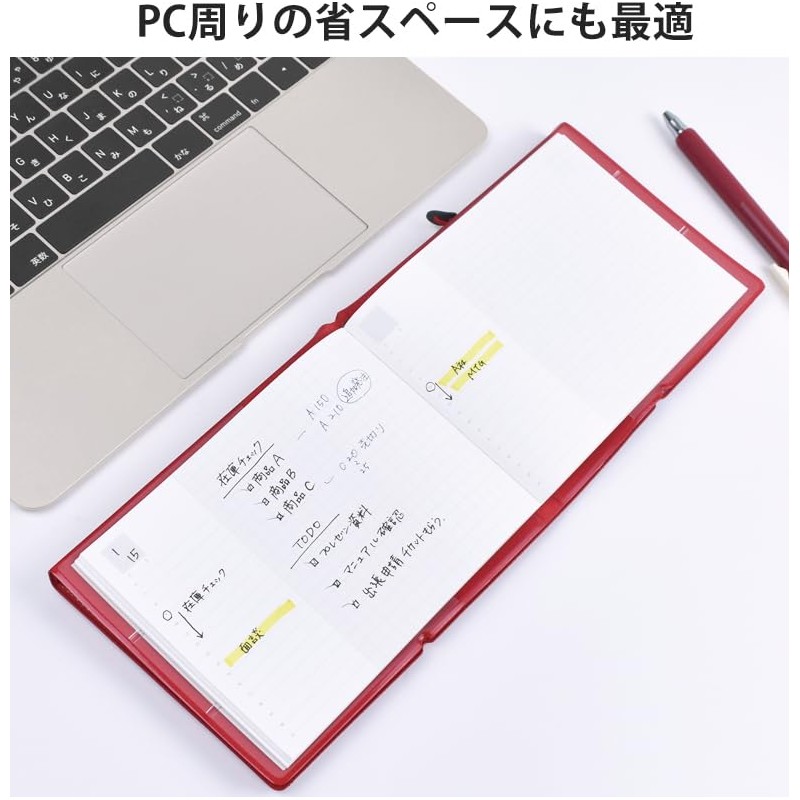 TETEFU 2025 Foldable Notebook, Monthly & Daily Book, Starting in