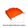 Leaf Tarp for Yard Cleanup – Wind-Proof Design Stays Put