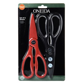Oneida NEW - Oneida Kitchen Shears w/ Magnetic Sheath - 9in - 2 Scissors Set