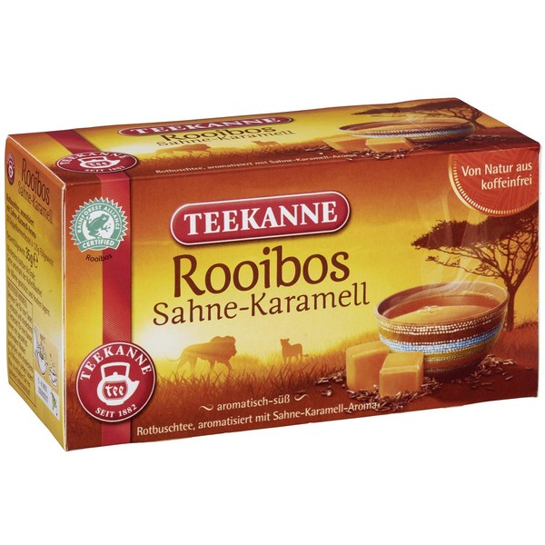 German Teekanne Rooibos Tea Cream Caramel - 1 x 35 g