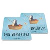 Mr. & Mrs. Panda 6er Set Personalisiertes Untersetzer Set Pinguin