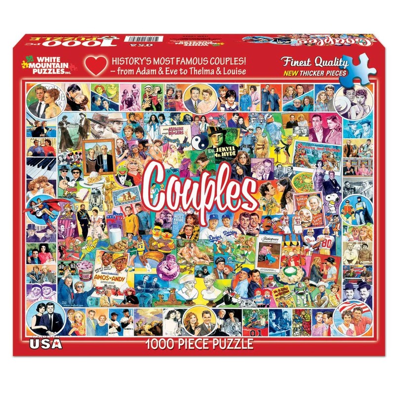 White Mountain Puzzles Couples - 1000 Piece Jigsaw Puzzle