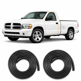 Truck Door Weatherstrip Seal - EPDM Rubber Door Frame Gap Filler Stops Wind Noise & Water Leaks for Dodge Ram 1500 2002-2008 / Ram 2500 3500 2003-2009