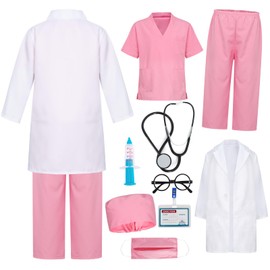 KumSoomliy Doctor Games for Kids Doctors Set for Career Day Kids Doctor Playsets Role Play Toys for Fancy Dress Age 5-6Y