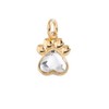 Alex and Ani Interchangeable Crystal Paw Print Charm​