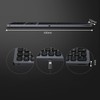 Bluetooth Keyboard with Numeric Keypad Skid Resistance Pads 110 Keys