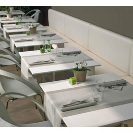 Ventidue Napkins Tinta Unita Anthracite Grey Cloth 40 x 40 cm Pack of 50, Soft, Very Absorbent and Soft