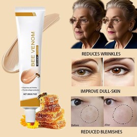 Bee Venom Wrinkle Remover Cream, Bee Venom Anti-Wrinkle Firming Cream,Moisturizing, Lifting& Rejuvenating for All Skin Types,Anti-Aging BeeVenomCream