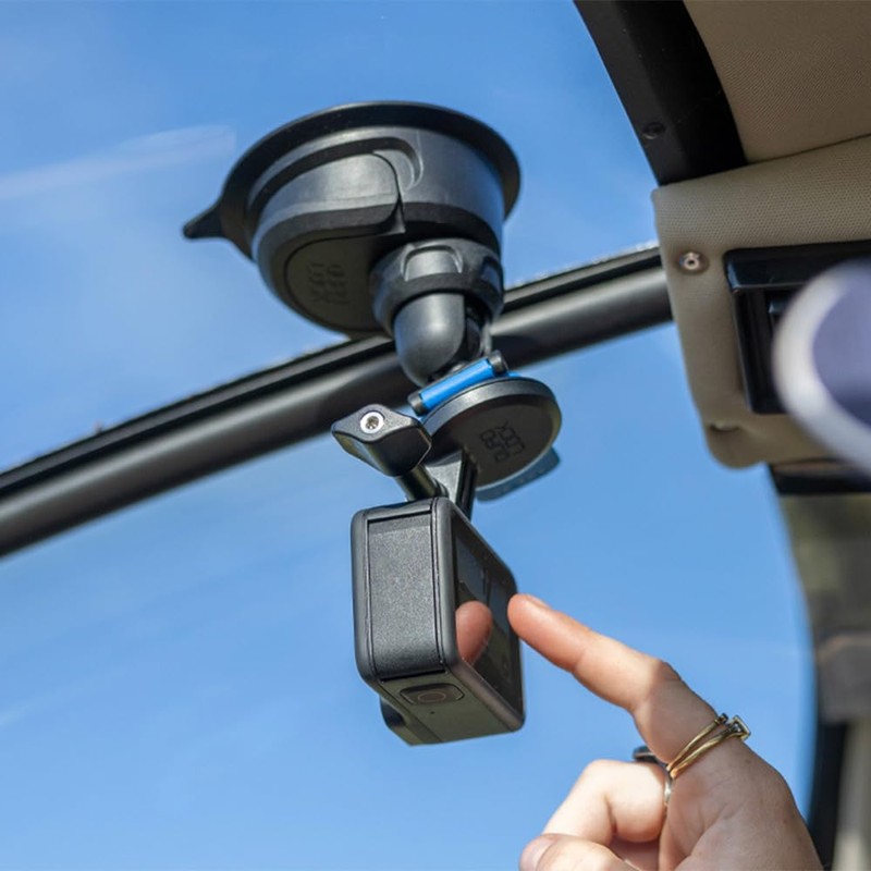 Quad Lock Action Camera Adaptor: Compatible with mounts, also compatible