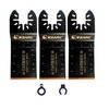 EZARC Oscillating Multitool Blade Carbide Teeth for Hard Material, 3-Pack