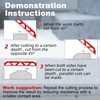 EZARC 18-Inch Demolition Masonry Reciprocating Saw Blade, Carbide Blades for