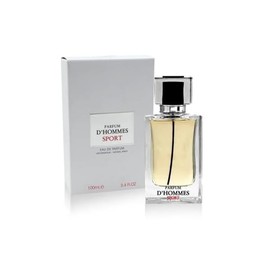 Fragrance World D'hommes Sport Eau De Parfum Spray for Men, 3.4 Ounce