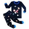 Arziliyy Boys Pajamas Set 100% Cotton Kis Pjs Long Sleeve