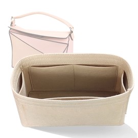 Lckaey Purse Organizer for loewe puzzle bag organizer small puzzle bag organizer insert 3066khaki-M