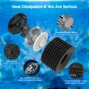 Full Spectrum Aquarium Light, Adjustable Saltwater Super Bright Fish Tank