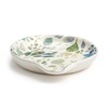 DEMDACO Blue Green Spring Leaves 6 x 4.5 Stoneware Spoon
