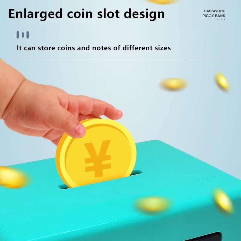 Mini Retro Money Saving Box for Coins and Cash –