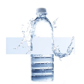 100 Pcs Water Bottle Labels Glossy White Waterproof Stickers, 8.2"×2" Printable Blank Wraparound Rectangle Labels for Inkjet or Laser Printer